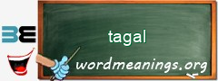 WordMeaning blackboard for tagal